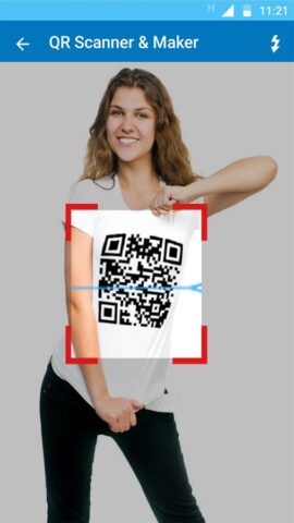 QR-ридер и сканер штрих-кода для Android — скриншот 1