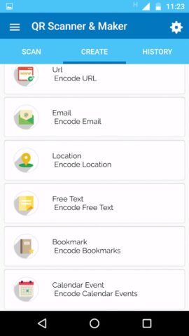 QR-ридер и сканер штрих-кода для Android — скриншот 4