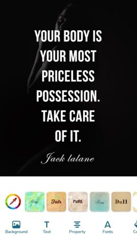 Quotes Creator — Текст на фото для Android — скриншот 1