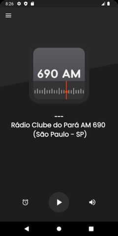 Rádio Clube do Pará FM 106.9 для Android — скриншот 1
