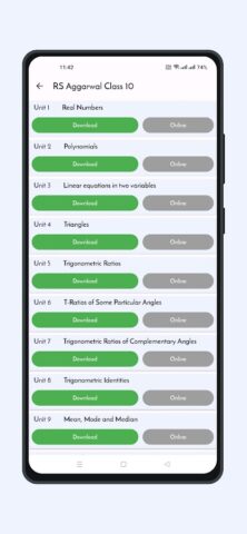 RS Aggarwal Solutions 6 to 10 для Android — скриншот 2