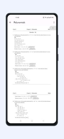 RS Aggarwal Solutions 6 to 10 для Android — скриншот 3
