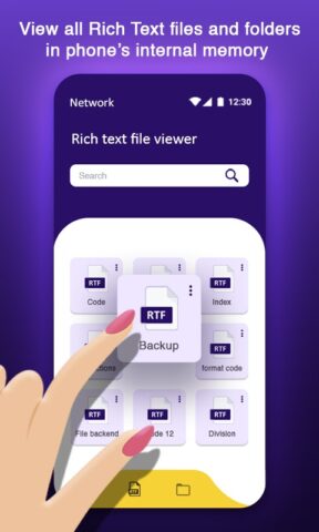RTF Viewer RTF File Reader для Android — скриншот 1
