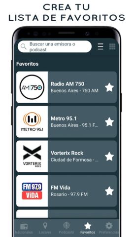 Radios Argentinas FM y AM для Android — скриншот 4