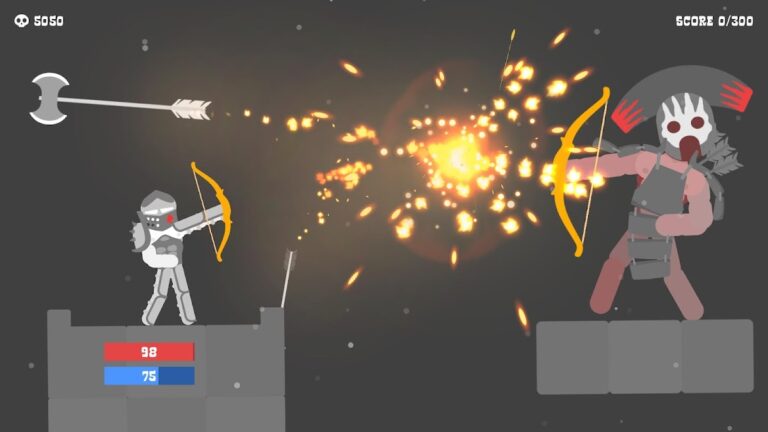 Ragdoll Archers для Android — скриншот 2