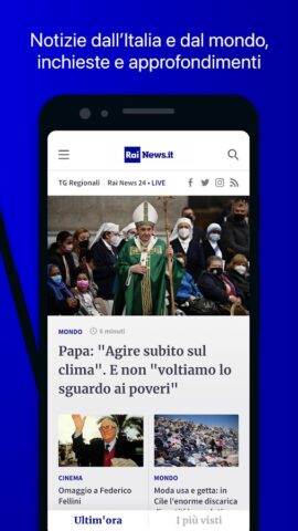 RaiNews для Android — скриншот 2