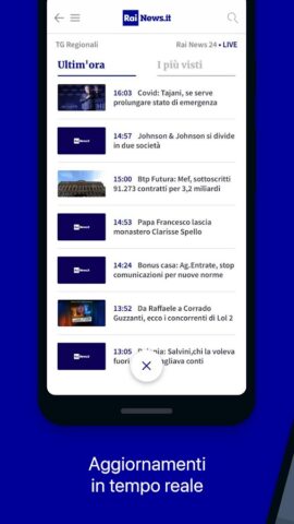 RaiNews для Android — скриншот 3