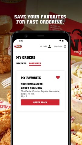 Raising Cane’s Chicken Fingers для Android — скриншот 5