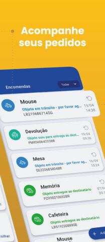 Rastreio de Compra e Encomenda для Android — скриншот 2