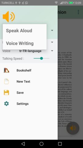 Read Texts Aloud &Write Speech для Android — скриншот 1