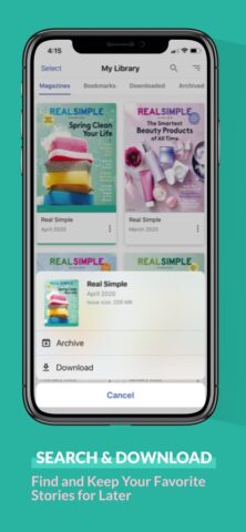 Real Simple Magazine для iOS — скриншот 5