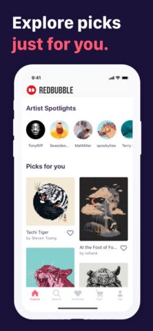 Redbubble — Shop original art для iOS — скриншот 3