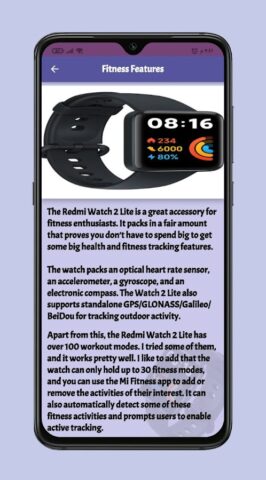 Redmi Watch 2 Lite Guide для Android — скриншот 4