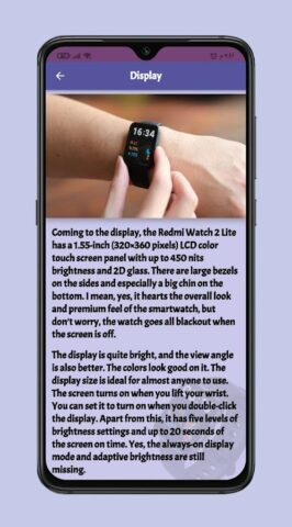 Redmi Watch 2 Lite Guide для Android — скриншот 5