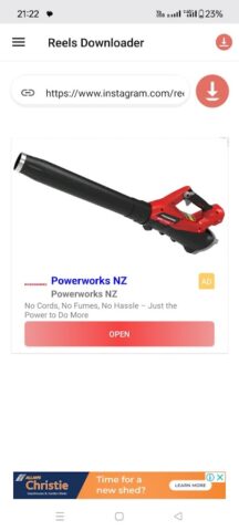 Reels Downloader для Android — скриншот 4