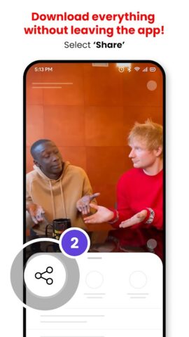 Copy Caption Reels Downloader для Android — скриншот 2