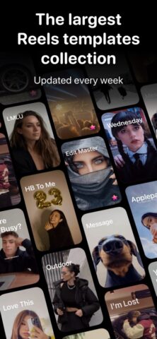 Reels Templates & Maker для iOS — скриншот 1