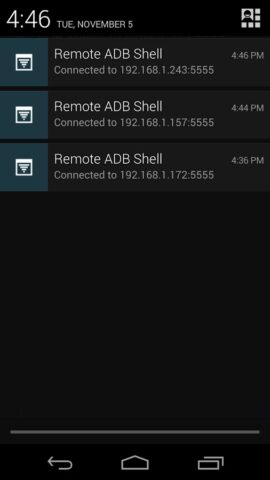 Remote ADB Shell для Android — скриншот 2