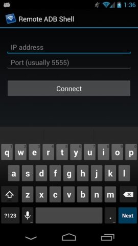 Remote ADB Shell для Android — скриншот 4