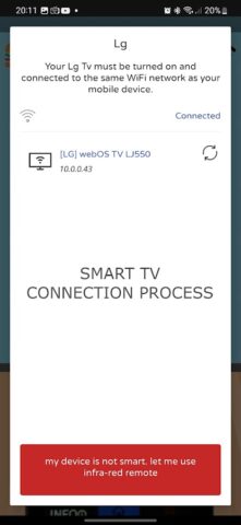 Remote For LG TV Smart WebOS для Android — скриншот 3