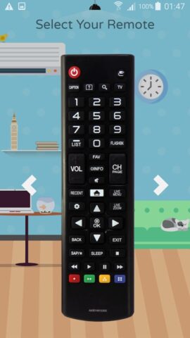Remote For LG TV Smart WebOS для Android — скриншот 4