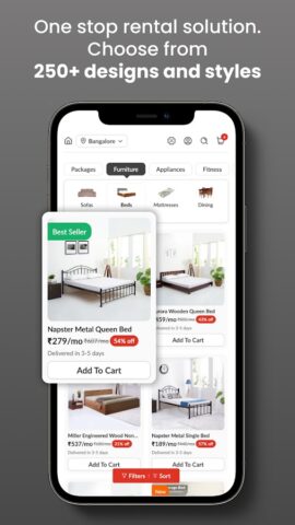 Rentomojo — Furniture on Rent для Android — скриншот 4
