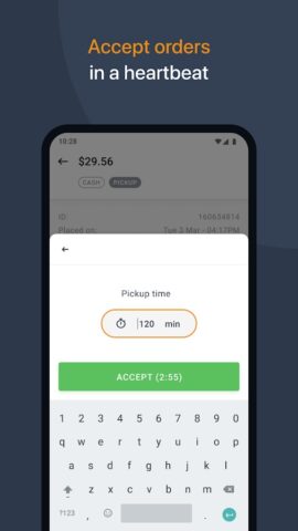 Restaurant Order-Taking App для Android — скриншот 3