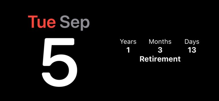 Retirement Countdown · для iOS — скриншот 4