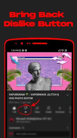 Return Dislike Button для Android — скриншот 4