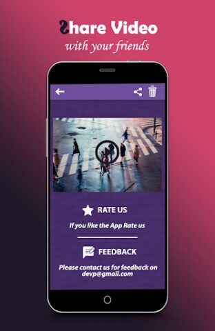 Обратное видео: Обратный фильм для Android — скриншот 3