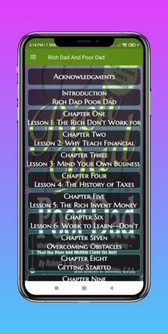 Rich Dad Poor Dad для Android — скриншот 2