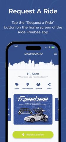 Ride Freebee для iOS — скриншот 1
