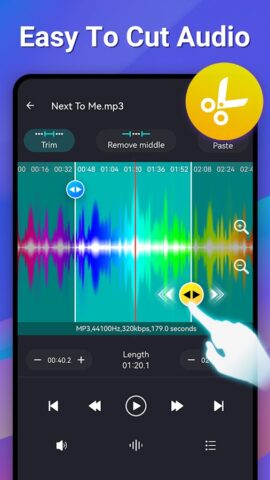 Обрезка музыки & Редактор MP3 для Android — скриншот 2