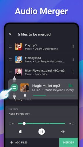 Обрезка музыки & Редактор MP3 для Android — скриншот 4