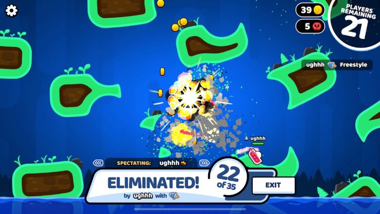 Rocket Bot Royale для Android — скриншот 2