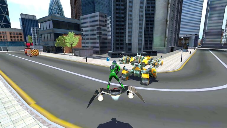 Rope Frog Ninja Hero Car Vegas — скриншот 2