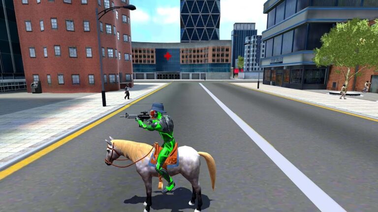 Rope Frog Ninja Hero Car Vegas — скриншот 5