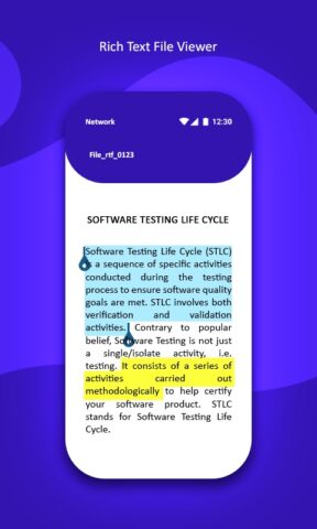 Приложение для чтения RTF-файл для Android — скриншот 5