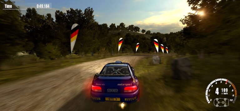 Rush Rally 3 Demo для Android — скриншот 3