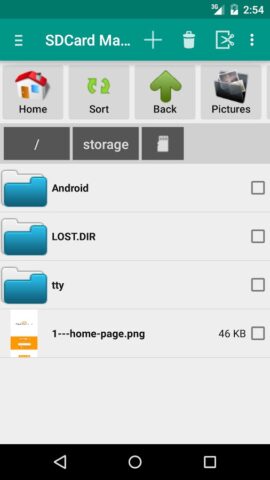 SD Card Manager (File Manager) для Android — скриншот 2