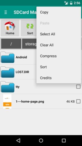 SD Card Manager (File Manager) для Android — скриншот 3