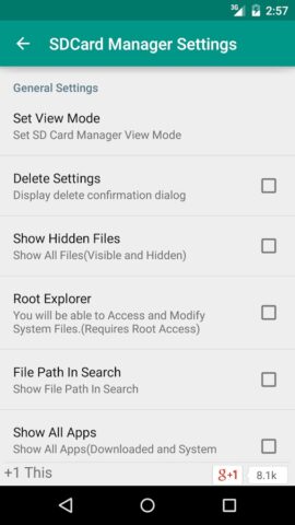 SD Card Manager (File Manager) для Android — скриншот 5