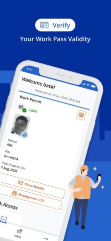 SGWorkPass для iOS — скриншот 2