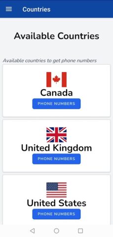 SMS Receive, Temp Phone Number для Android — скриншот 3