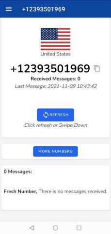 SMS Receive, Temp Phone Number для Android — скриншот 4