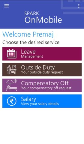 SPARK OnMobile для Android — скриншот 1