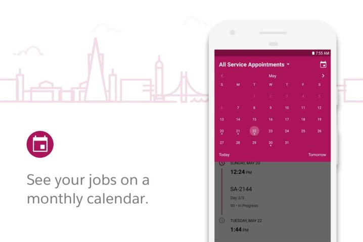 Salesforce Field Service для Android — скриншот 1