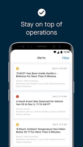 Samsara Fleet для Android — скриншот 5