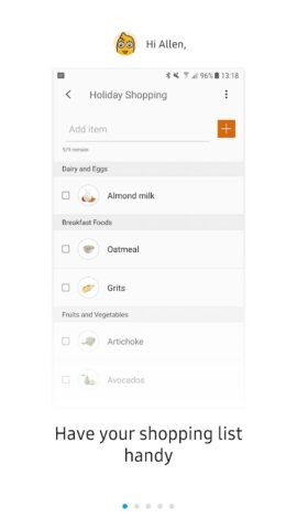 Samsung Family Hub для Android — скриншот 1