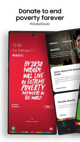 Samsung Global Goals для Android — скриншот 1